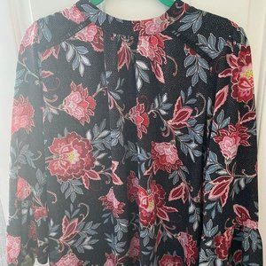 LOFT Floral blouse for sale